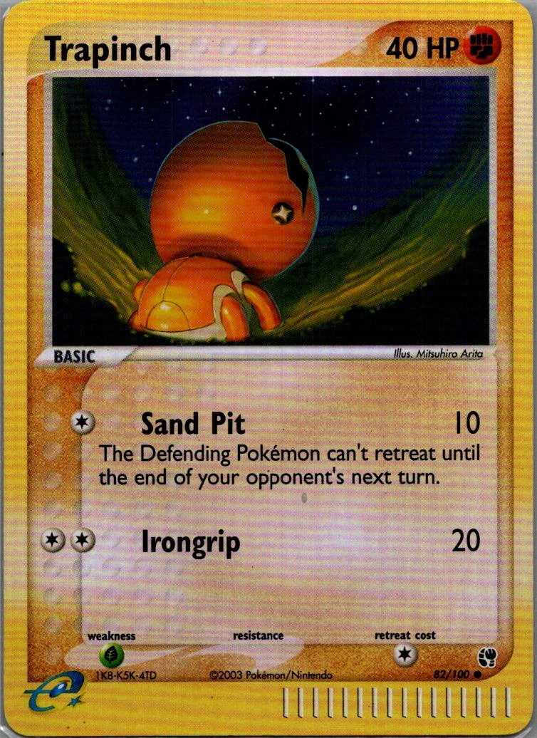 Trapinch Reverse Holo Common Sandstorm 82/100 NM