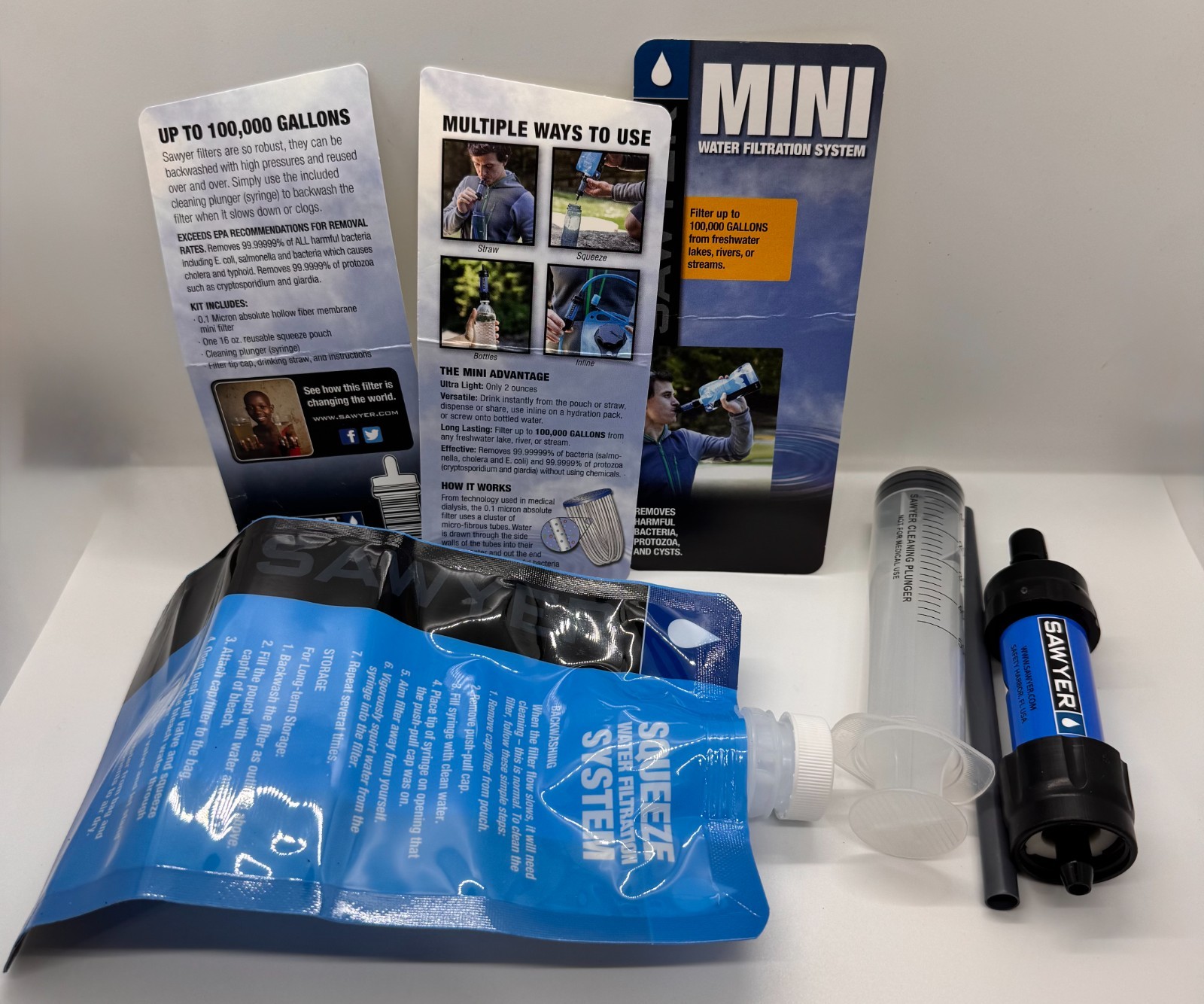 Sawyer Products Mini Water Filtration System - FREE SHIPPING