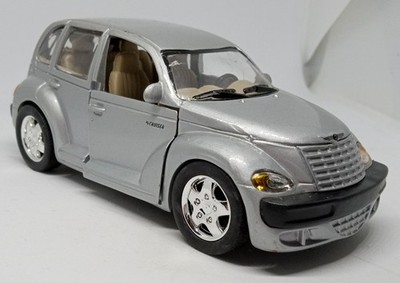 Saico Silver Chrysler PT Cruiser Friction Pullback Loose Diecast 1:34 2000
