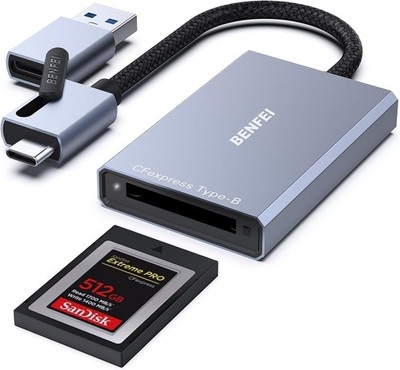 BENFEI CFexpress Kartenleser Typ-B mit USB 3.2 (Gen 2) 10 Gbit/s