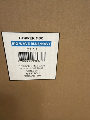 Open Box YETI M30 Hopper Cooler- Big Wave Blue LIMITED EDITION | eBay