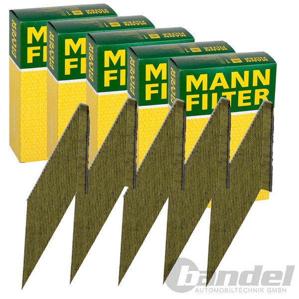 5X MANN-FILTER Fp 24 026 Innenraumfilter ALLERGIKER-AKTIVKOHLEFILTER 5-STÜCK!-image