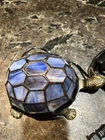 Tiffany-Style Vintage Stained Glass Turtle Accent Lamp Night Light