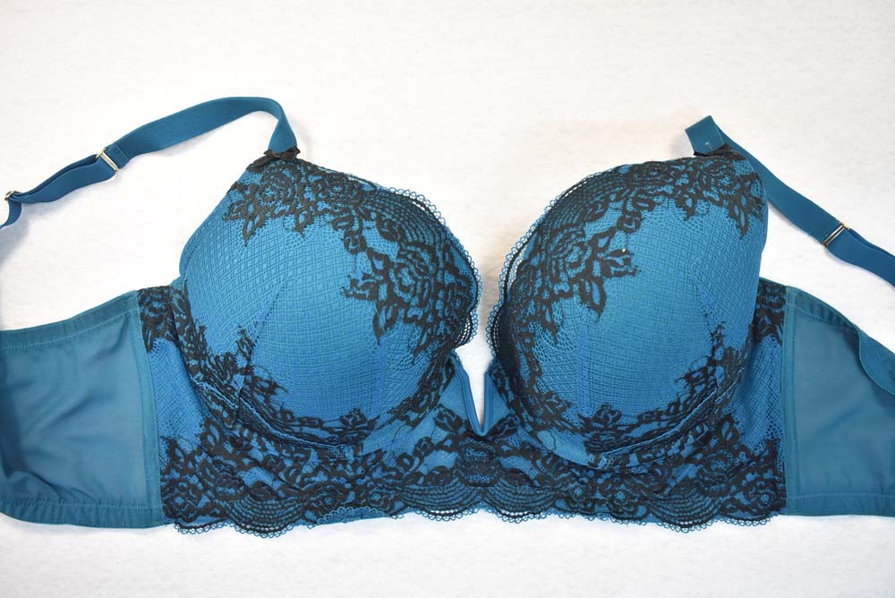 Cacique Bra 46D Push Up Bra Boost Plunge Long Line Lane Bryant