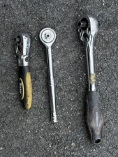 Titan 1/4”, Powerbuilt 1/2”, and Chrome 3/8” Ratchet Wrench Set