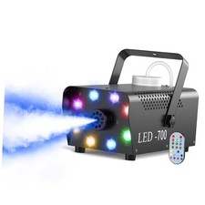 700W Fog Machine with 8 RGB LED Lights, Smoke Machine with 14 Colorful 1 Pack