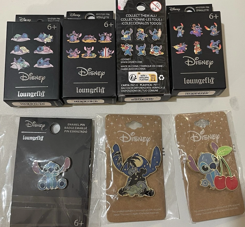 Lote de prendedores Disney Stitch 🌺🌺🌺 Foto 2 de 3