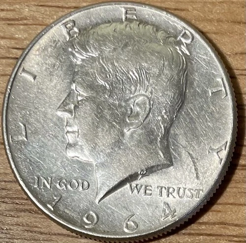 Kennedy 1964 Half Dollar 50C Silver Business Strike Circulated Coin