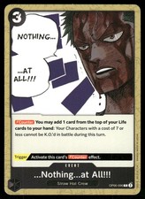 ...Nothing...at All!!! C Wings of the Captain OP06-096 NM