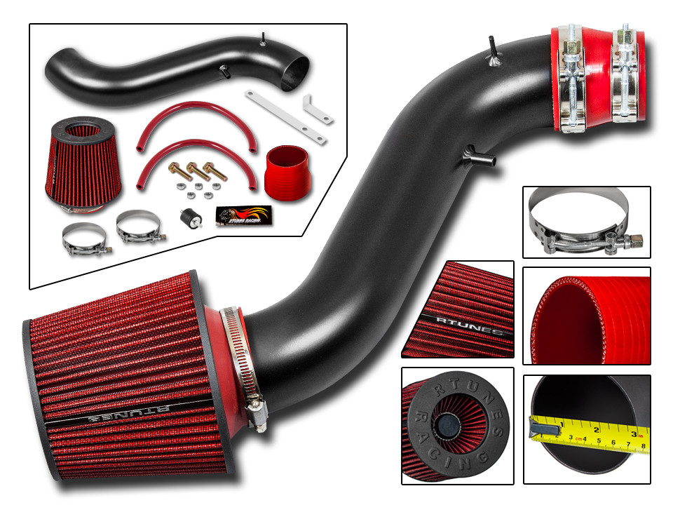 RTunes V2 For 1990-1993 Honda Accord All 2.2L L4 Short Ram Air Intake Kit+Filter