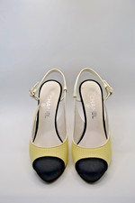 Chanel Cap-Toe Slingback Pumps