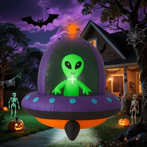 Halloween Inflatables Ebay 5FT Halloween Inflatables Outdoor Decorations Aliens and Spaceships ...