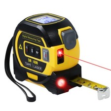 3 in 1 Digital Laser Tape Measure  Laser Level Crosshairs  130ft/... Fast Ship