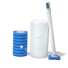 Disposable Toilet Brush with 8 Refills, Wall-Mounted Toilet Bowl 1 8 Refills