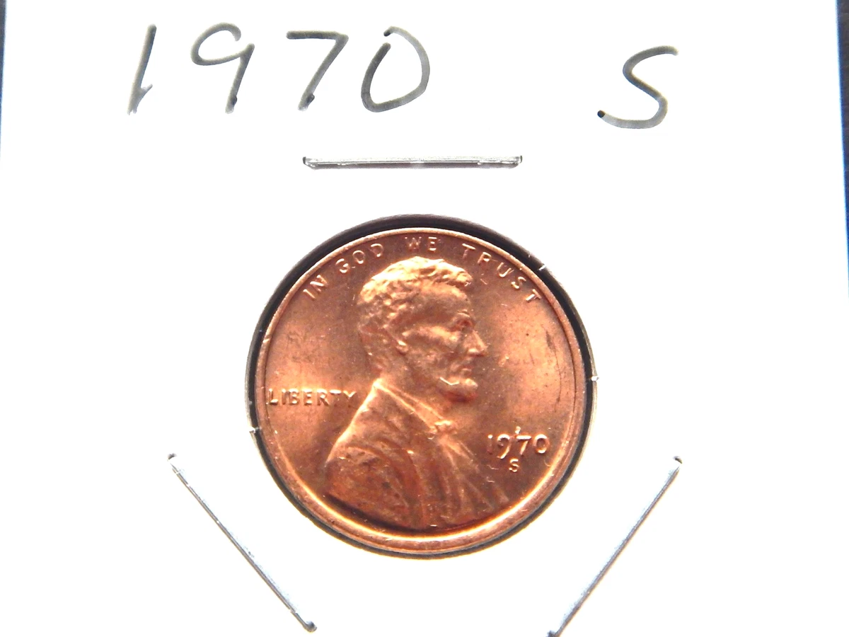 25+ Circulated 1970 Lincoln Memorial Small Cents (1959-2008) for