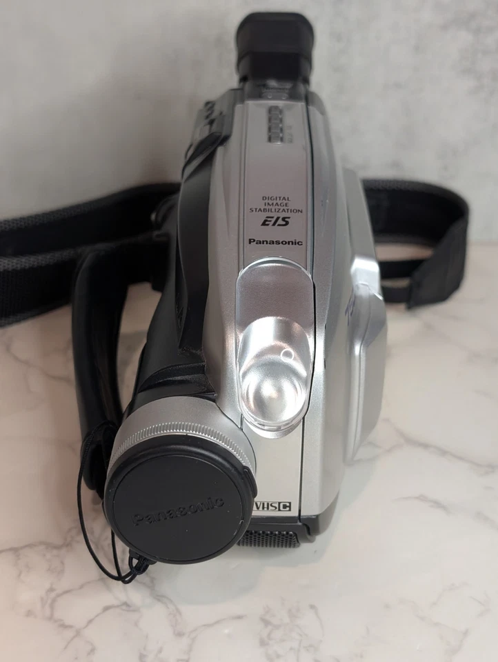 Panasonic Palmcorder VHS-C PV-L454D Camcorder w/Battery, Charger TESTED WORKS - Image 4 of 4