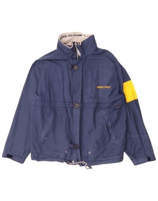Invicta Damen Oversized Windbreaker Jacke UK 16 Large Blau Colourblock BP01