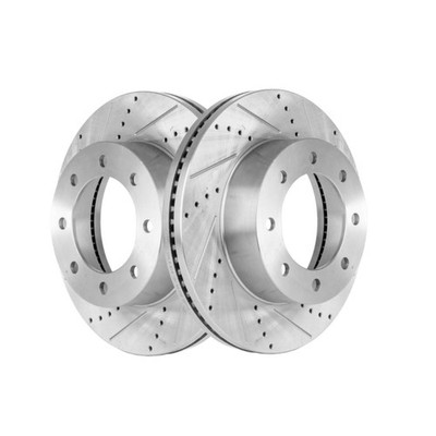 For Ford F-450 Super Duty 2013-2016 Brake Discs Driver and Passenger Side | Pair
