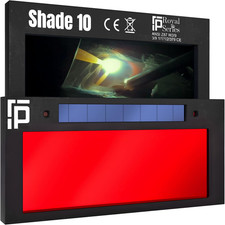 The Duke Single 1.0  Shade 11 Red Auto Darkening Welding Lens  2" X 4 1/4" X 0
