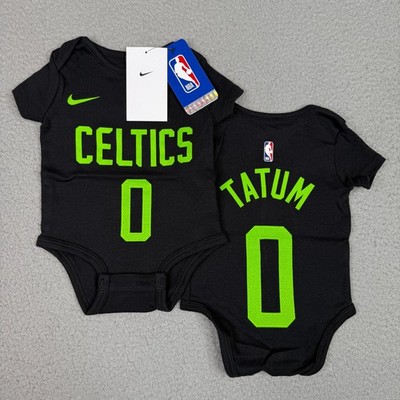 Jayson Tatum Nike Boston Celtics 2024-25 City Edition Infant Creeper Black NWT