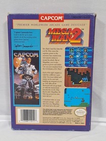 Mega Man 2 (Nintendo NES, 1989) Complete CIB Box, Cartridge & Manual Authentic 