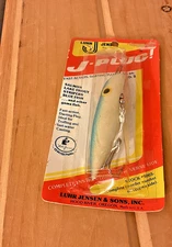 VINTAGE Rare LUHR JENSEN J-Plug GLOW w/  Blue Back &  Scaled - Size #2 (3 1/4”)