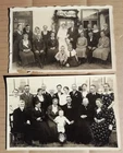 2 x FAMILY PHOTO - PHOTO / POSTCARD - approx 14 x 9 cm