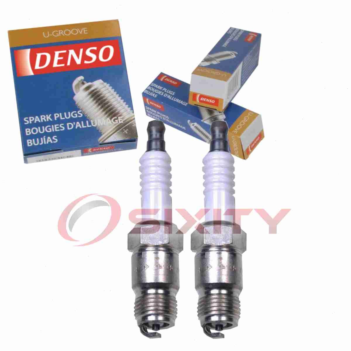 2 pc DENSO 5038 Standard U-Groove Spark Plugs for T20R-U 708 4323 144 rs