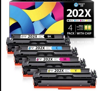4 CF500A 202A High Yield Toner For HP Color LaserJet Pro MFP M281fdw M254dw 202X