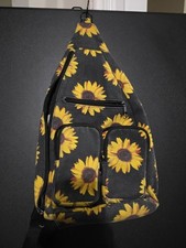 NOBO Sun Flower Sling Backpack Crossbody Shoulder Bag Travel Backpack