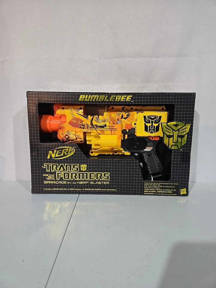 2011 NYCC Exclusive Hasbro Nerf Transformers Barricade RV-10 Nerf Blaster New - Image 2 of 4