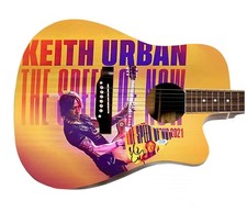 Keith Urban Signed Autographed Custom Graphics Photo Guitar ACOA