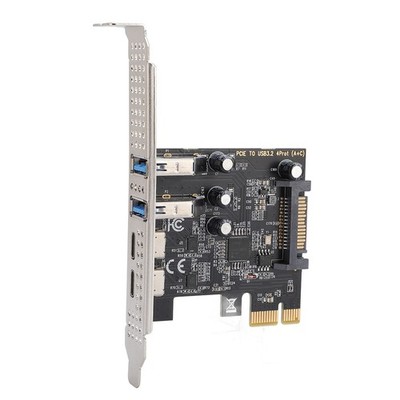 PCIE To USB And Type C Expansion Card 5Gbps Serial ATA Interface Support X1 OVXM