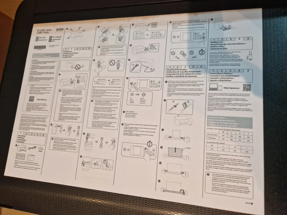 Epson ECOTANK Et-2720 All-in-one Wireless Inkjet Printer With Full Ink Tanks - Image 3 of 4