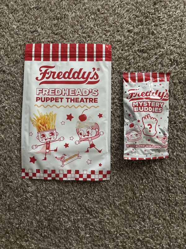 Sealed 2025 Freddy’s Kids Meal Toys Fredhead's Puppet Theatre & Mystery Buddies