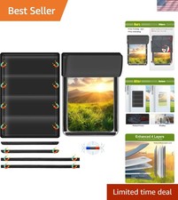 RV Door Window Shade Cover - Magnetic RV Blackout Window Cover with UV Protec...