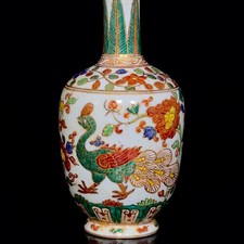 孔雀花瓶中国古董花瓶| eBay