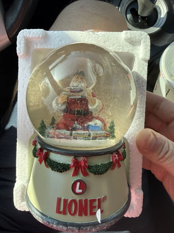 Lionel Train Christmas Snow Water Globe - Image 2 of 2