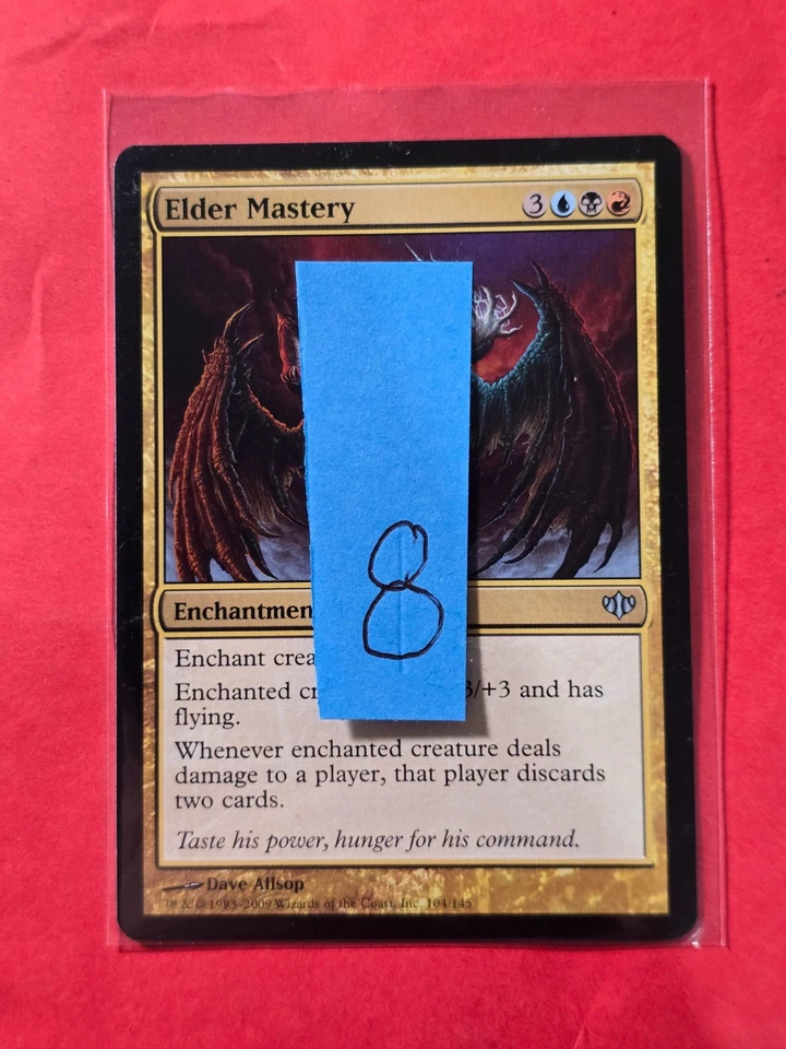 2009 Magic The Gathering Conflux #104 Elder Mastery, UC, NF, cd8 - Image 3 of 3