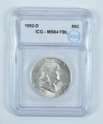 1952-D Franklin Half Dollar MS64 FBL ICG *3846