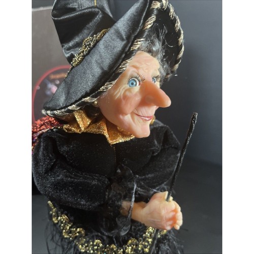 JACQUELINE KENT Broom Hilda KURT ADLER WITCHES OF KENT - Picture 3 of 20