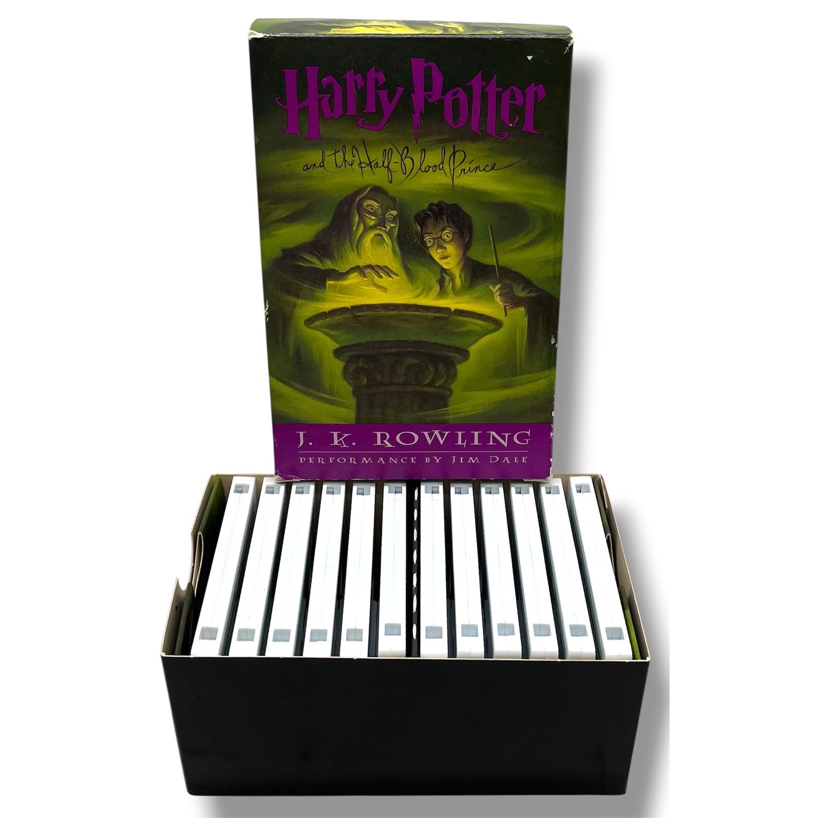 Harry Potter and the Half-Blood Prince Audiobook 12 Cassette Tape Set Jim Dale