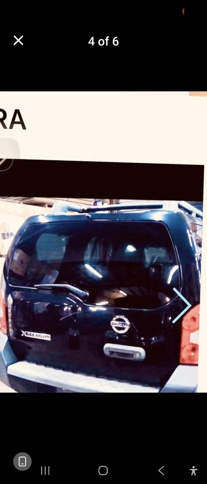 2012 Nissan XTERRA back Door - Image 2 of 4