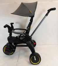 Doona Liki Trike S3-Foldable Tricycle Stroller, No Cup Holder/BS, Bag-Grey Hound