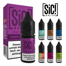 SiC! Salts - Nikotinsalz Nic Salt - E-Liquid | Tabak Frucht | 20 mg/ml