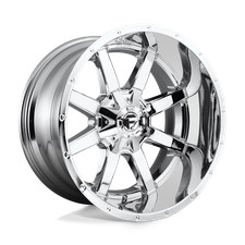 20x10 Fuel D536 Maverick Chrome Wheel 5x4.55x5 -18mm