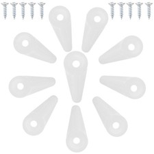 Image of 100 Pcs Bathroom Mirror Mounting Clips Cabinet Panel Installation