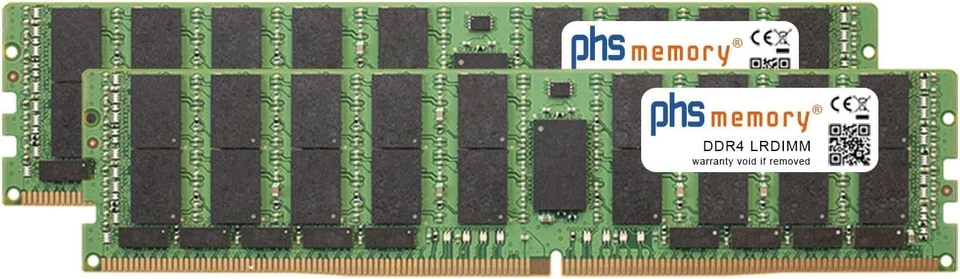 Phs-Memory 256GB DDR4 LRDIMM 3200MHz (2x128GB) Kit for Fujitsu Primequest 3800B2