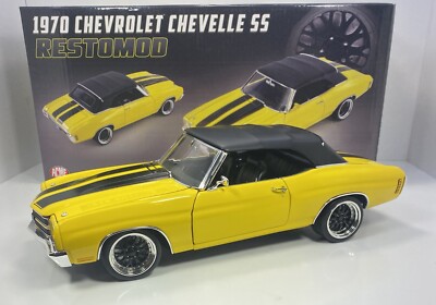 ACME/GMP 1/18 Scale 1970 Chevy CHEVELLE SS “YELLOW RESTOMOD”Only
