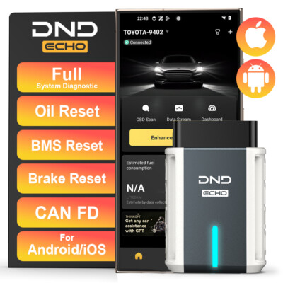 Car Bluetooth OBDII Scanner All System Auto Diagnostic Tool Oil BMS EPB Reset